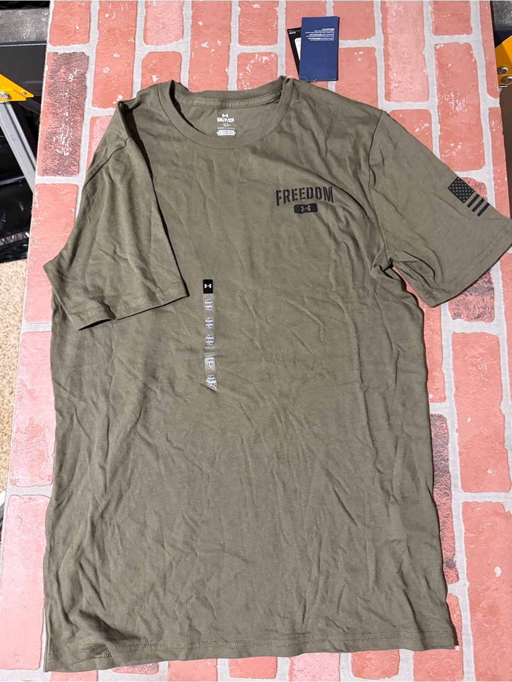 Under Armour Men’s Freedom Short Sleeve T-Shirt - Olive Green